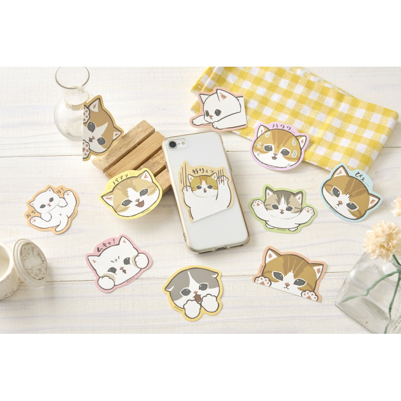 mofusandMatt sticker (Paaa) that can be applied to the exhibition smartphone (Paaa)