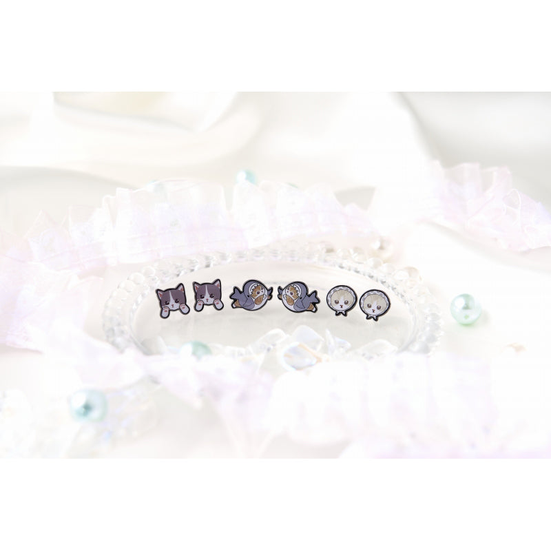 mofusand もふもふストア ピアスセット(サメにゃん)