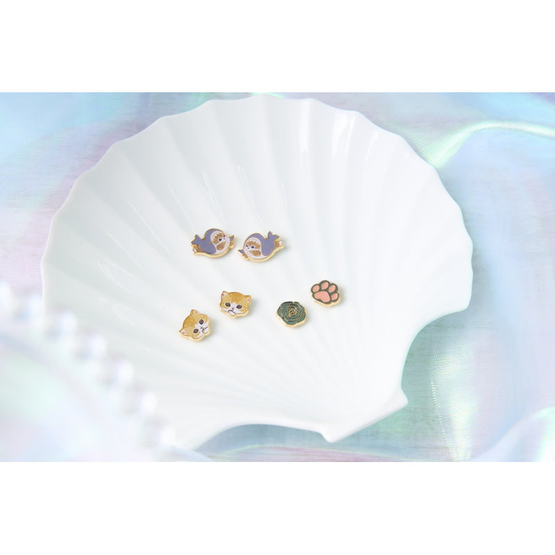 mofusand もふもふストア マグネットピアス(サメにゃん)