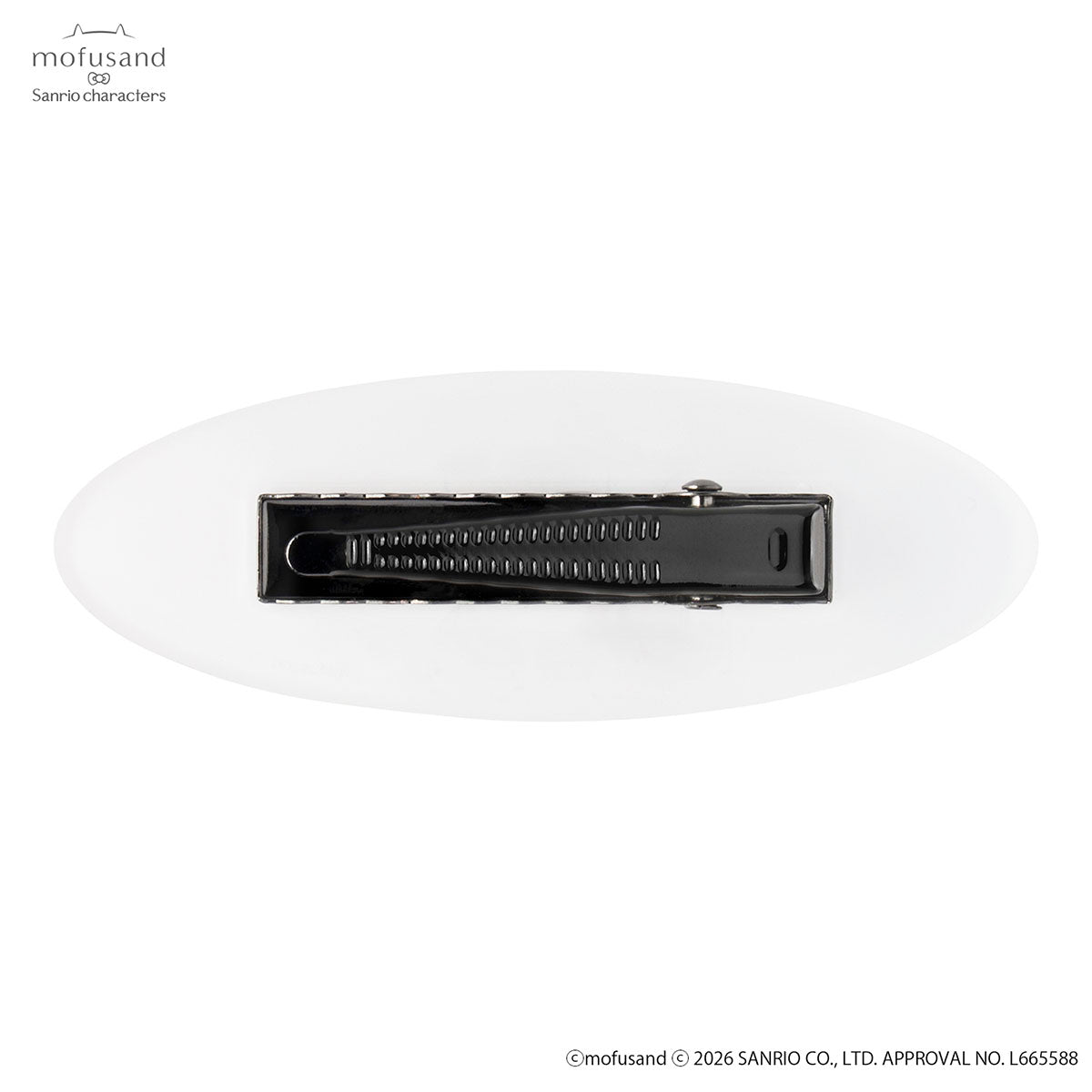 mofusand x Sanrio Characters Oval Hair Clip Set (2pcs) (Pompompurin)
