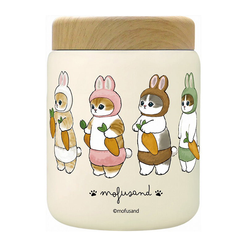 mofusand 스테인레스 스틸 수프 냄비 400ml (토끼냥)