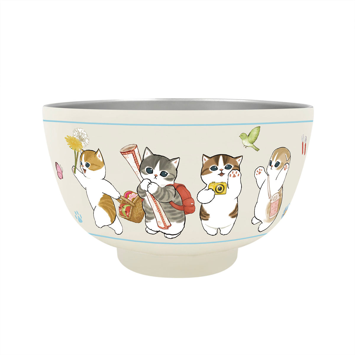 mofusand 真空二重お椀 450ml(出発進行)