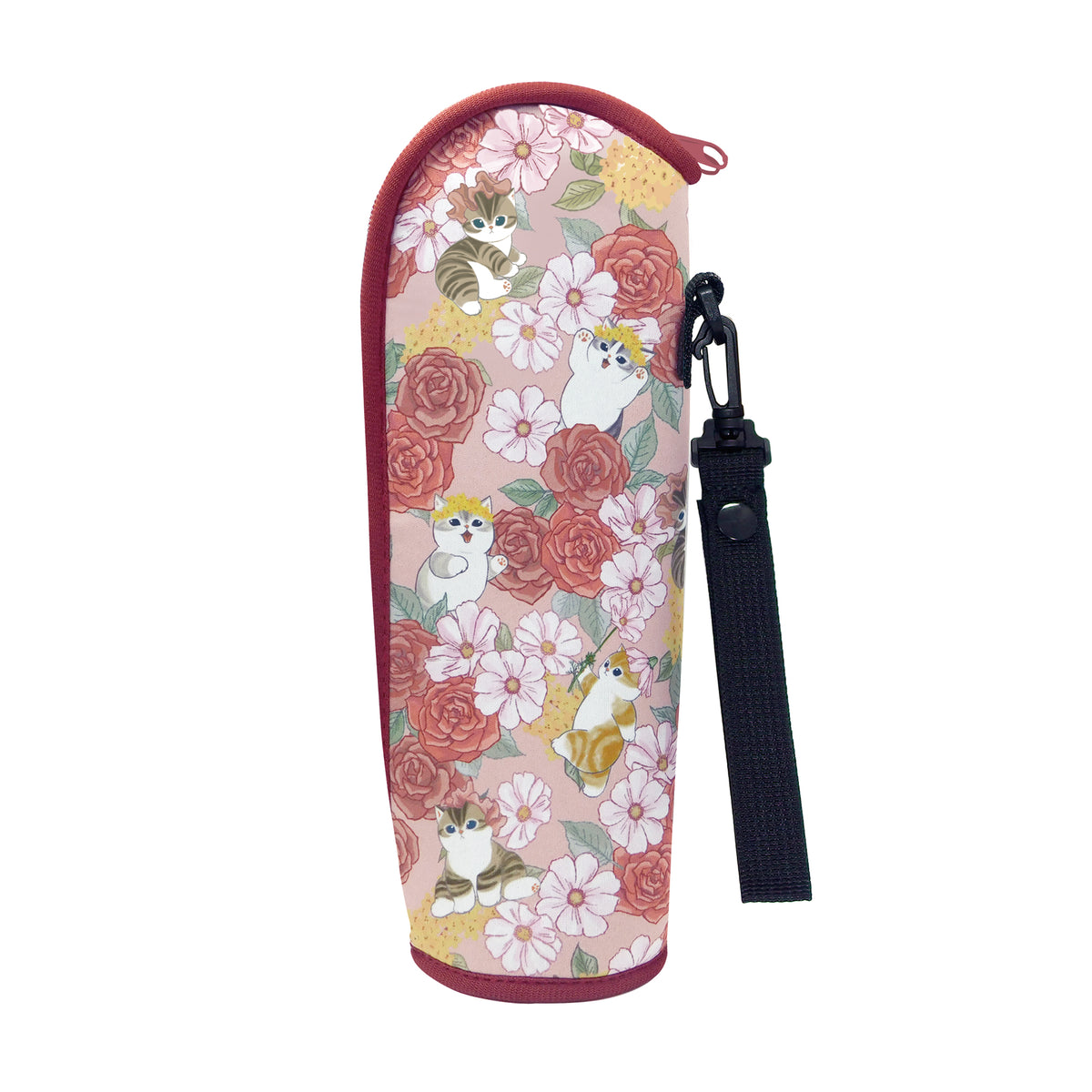 mofusand× Hibiya Kadan Soft Bottle Case (Osmanthus and Cosmos)
