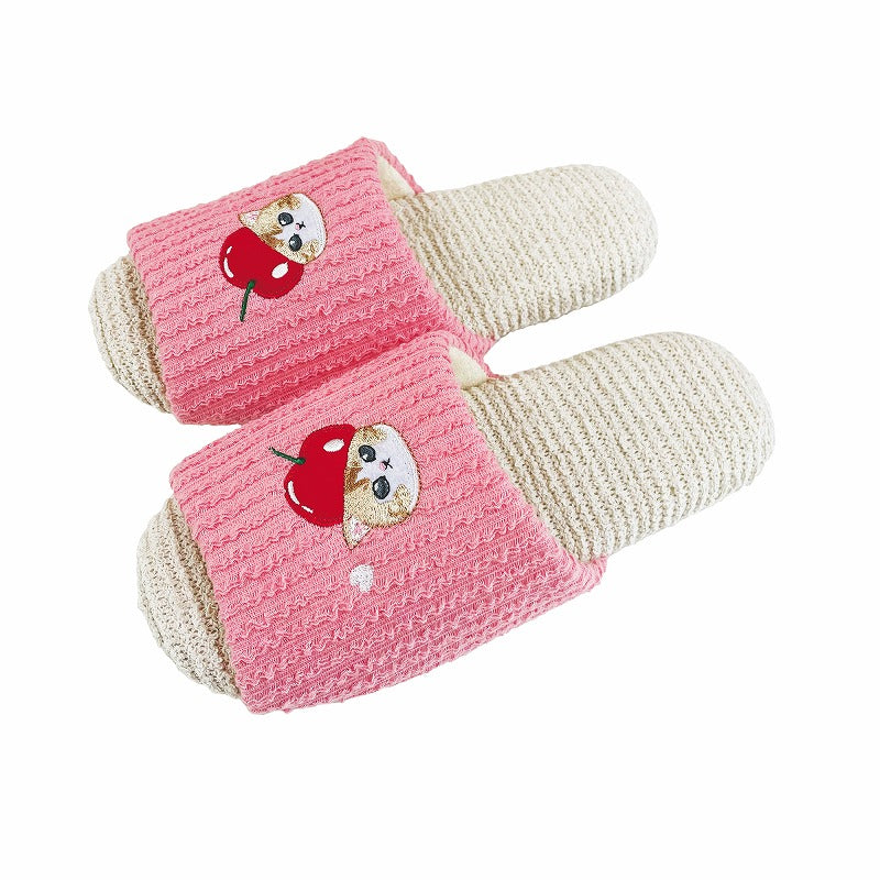 mofusand ふんわりソフトスリッパ(ピンク)