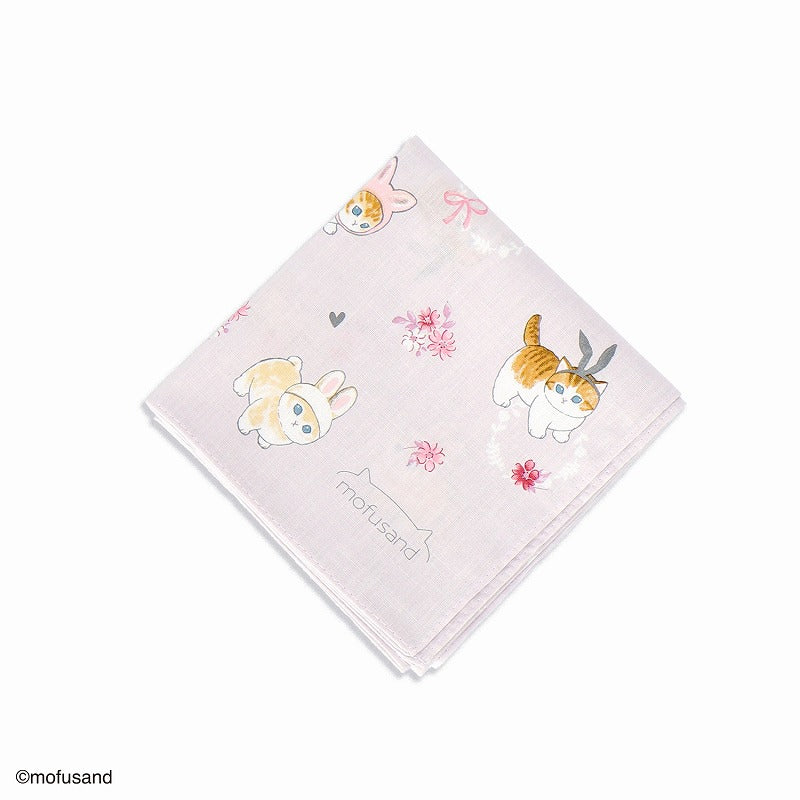 mofusand Handkerchief (rabbit purple)