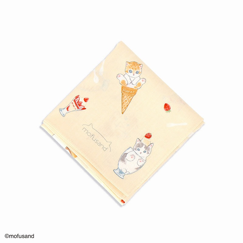 mofusand 手帕(Nyanko糖果黃色)