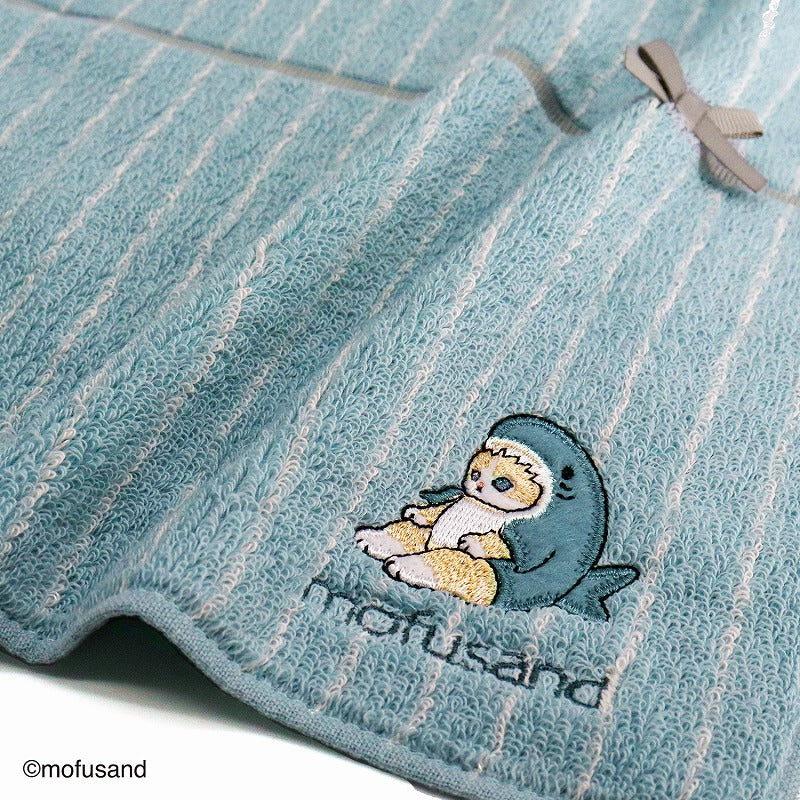 mofusand Towel handkerchief (sashimi blue)