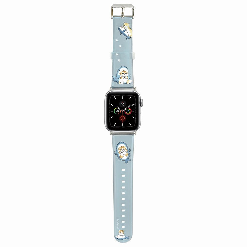 mofusand Apple Watch 41/40/38mm 対応ソフトバンド(ブルー