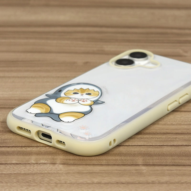 mofusand iiiiifit清除iPhone兼容案例(象牙)