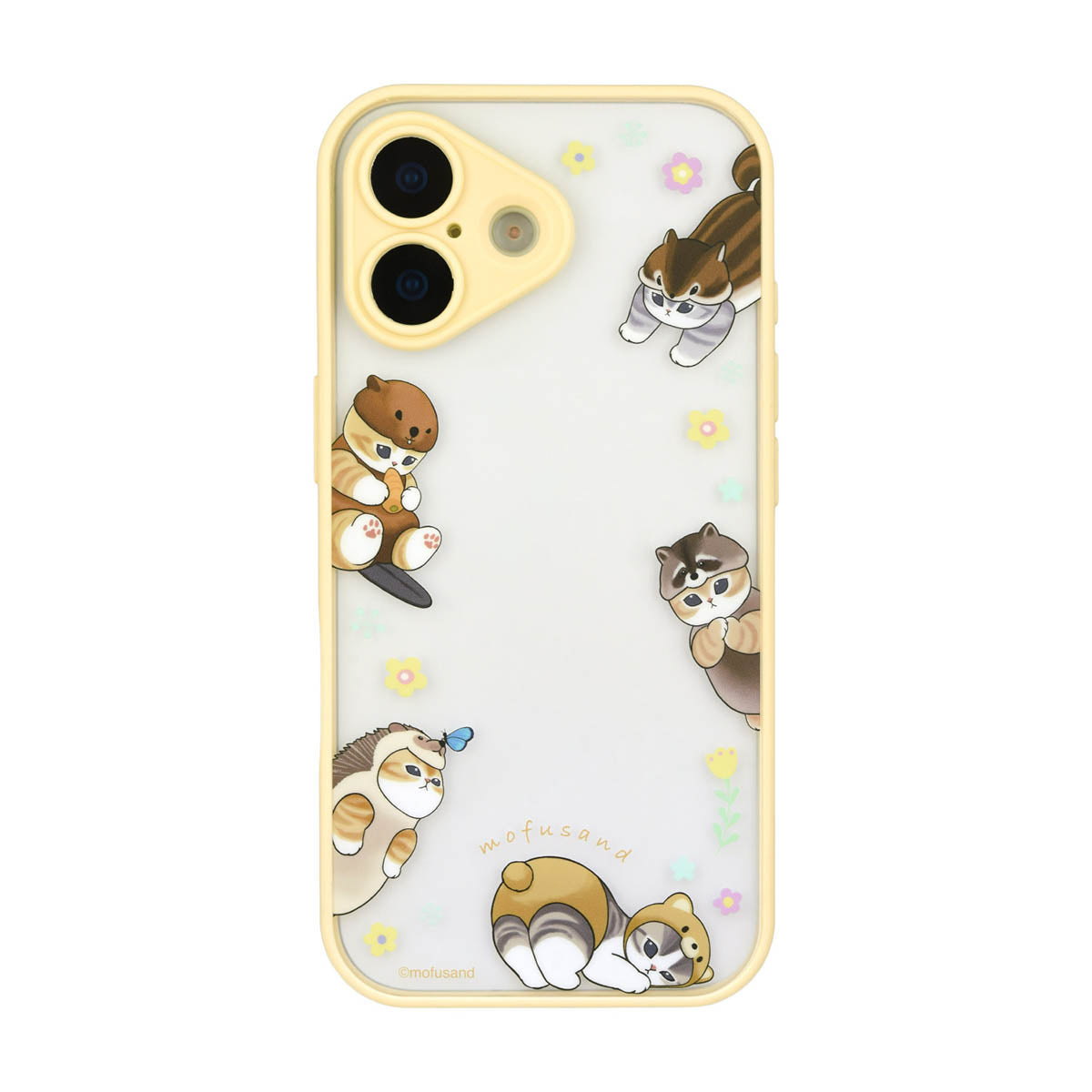 mofusand IIIIfit プランプフレーム iPhone17対応ケース(北欧風にゃん