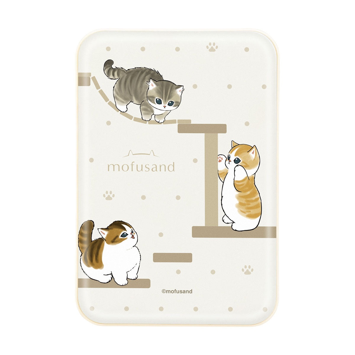 mofusand MagSafe対応ワイヤレスリチウム充電器5000mAh(にゃんこ