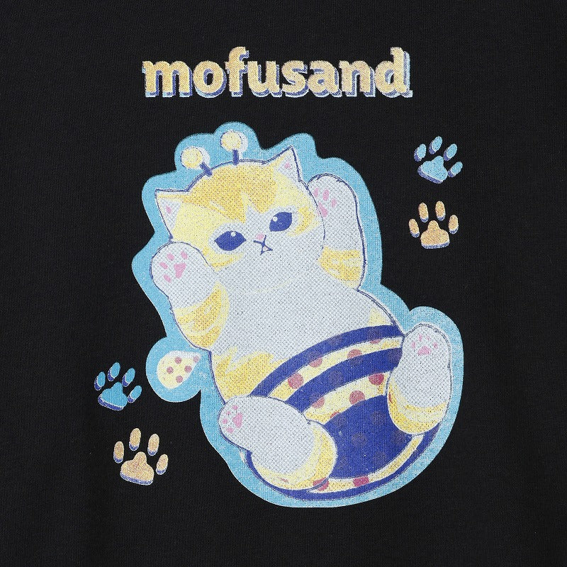 mofusand Retro sweatshirt Bee Meow black