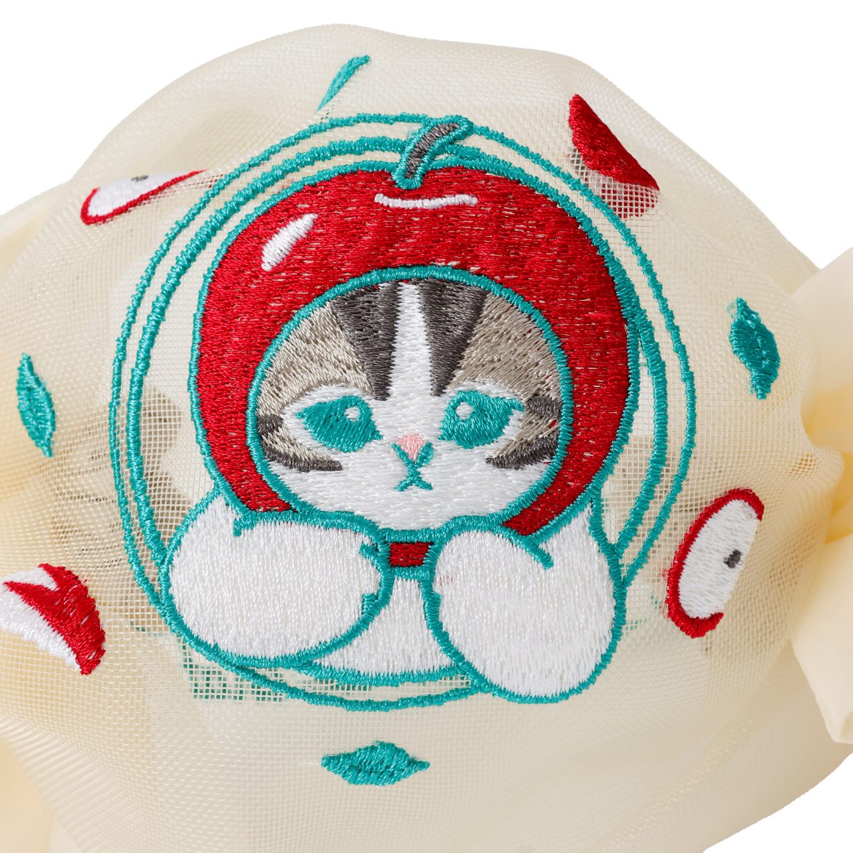 mofusand キャンディポーチ リンゴ ホワイト