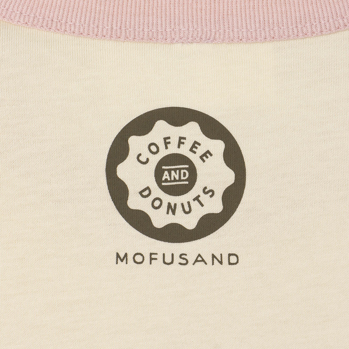 mofusand COFFEE AND DONUTS Tシャツ トラック ナチュラル