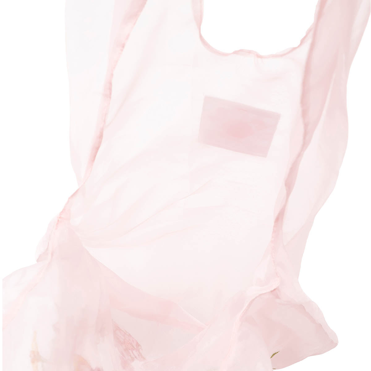 mofusand × HIBIYA-KADAN Tulle Bag Coy Bloom Pink