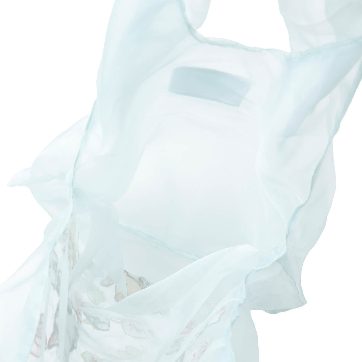 mofusand × HIBIYA-KADAN Tulle Bag Winter Origin Mint