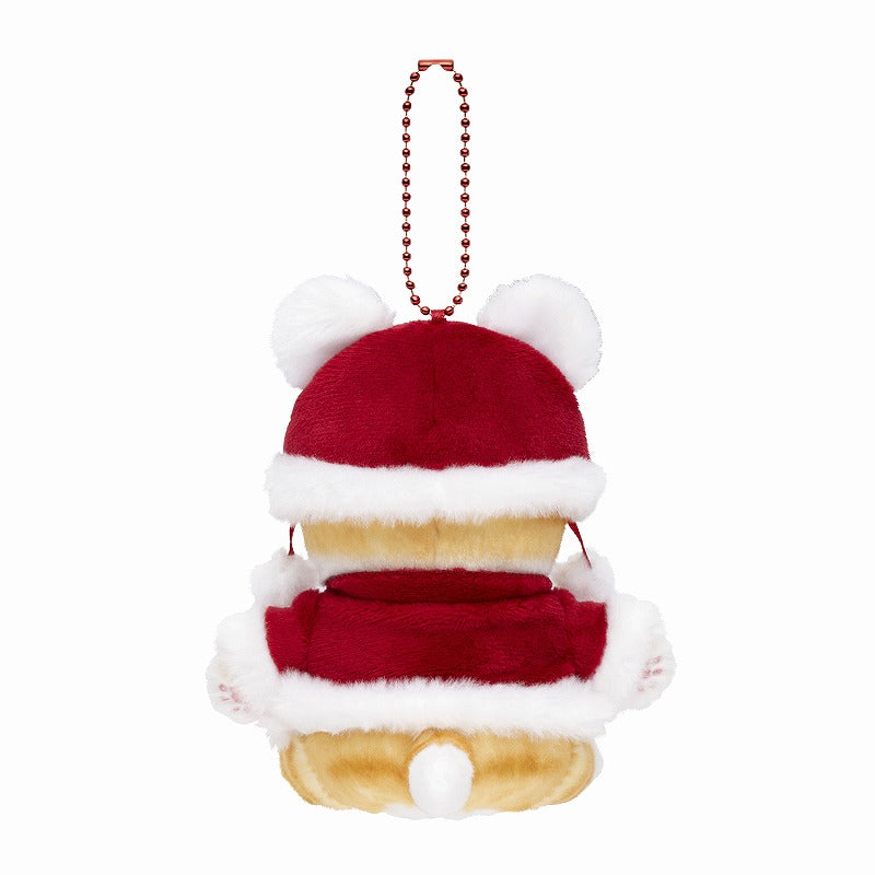 mofusand China Outfit Meow Mascot Keychain (Maroon Hat)