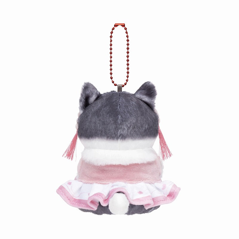 mofusand China Outfit Meow Mascot Keychain (Peach Dress)