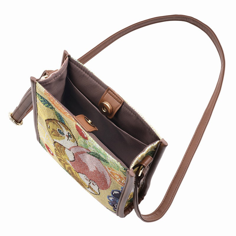 mofusand Gobran编织迷你肩袋(水果)