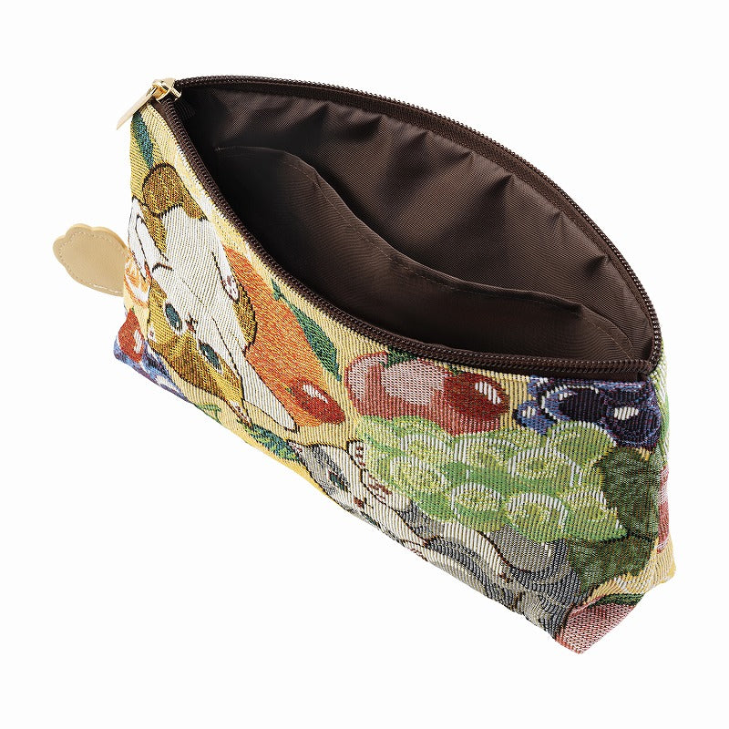 mofusand 고브란 직조 파우치 (과일)