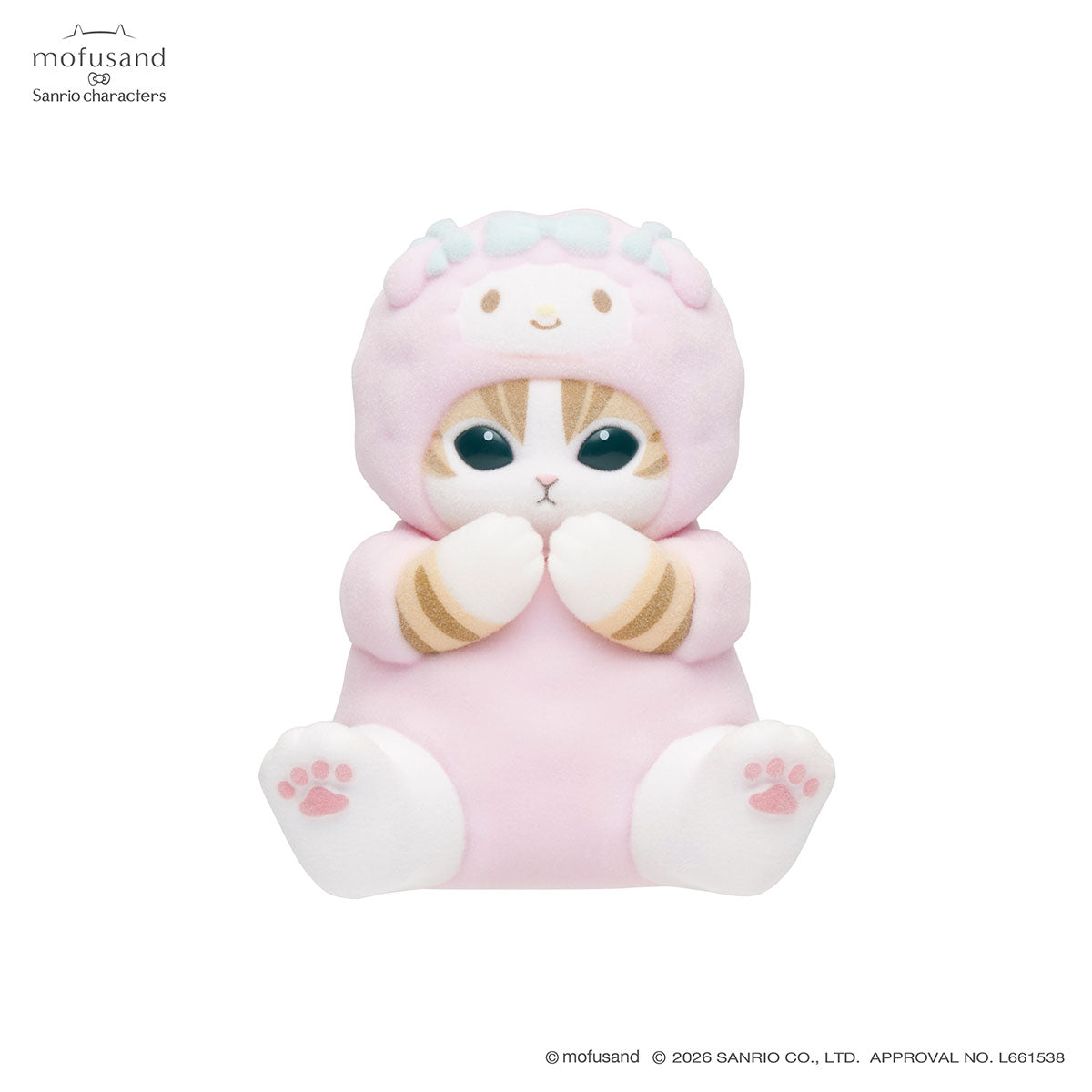 mofusand×三丽鸥 毛绒触感植绒公仔盲盒 Vol.2(全8种)