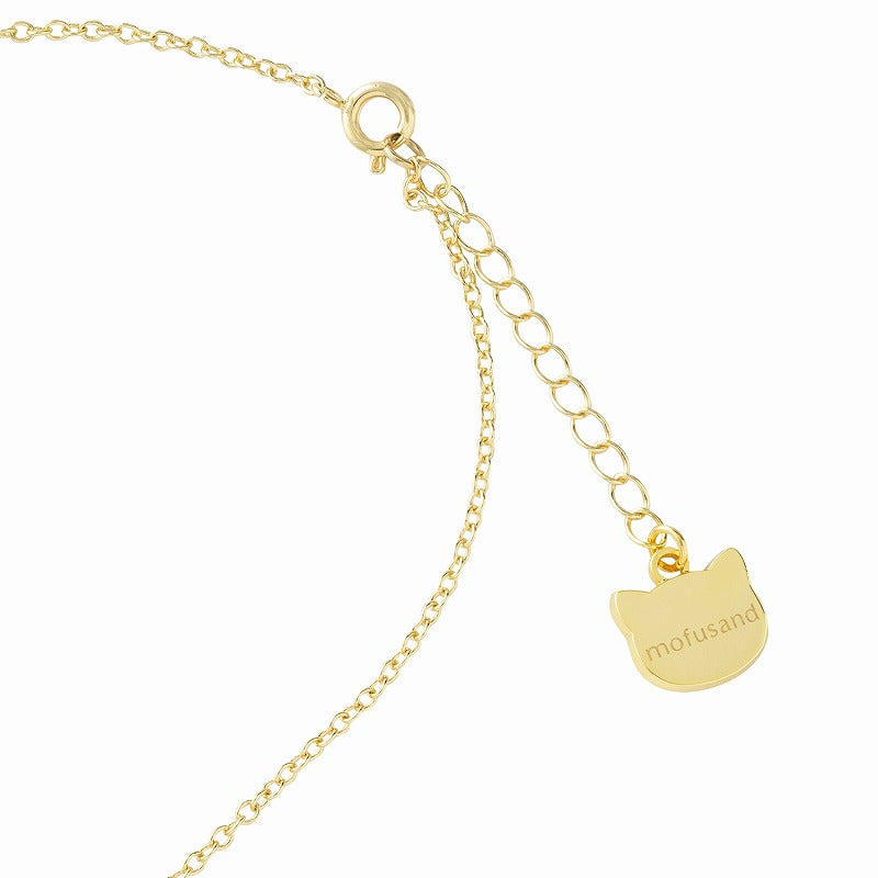mofusand パールチェーンネックレス(肉球タッチ)