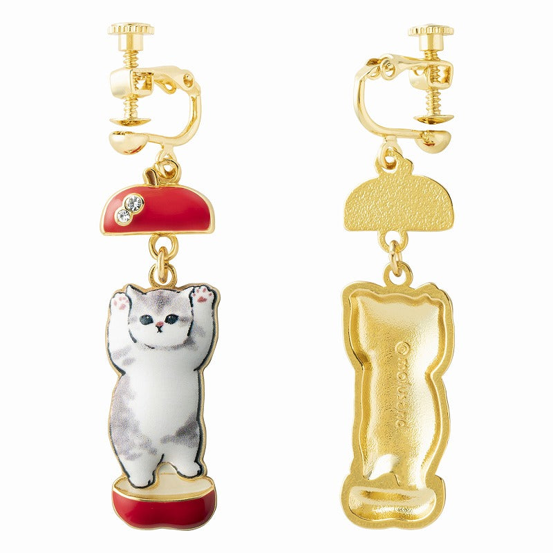 mofusand ゆらゆらイヤリング(りんご)