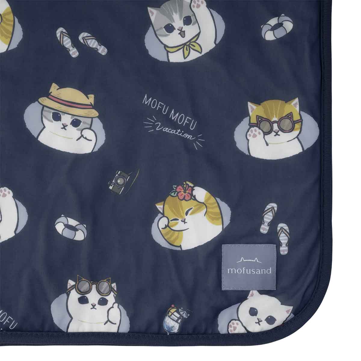 mofusand Cool Single-size Blanket (Vacation)