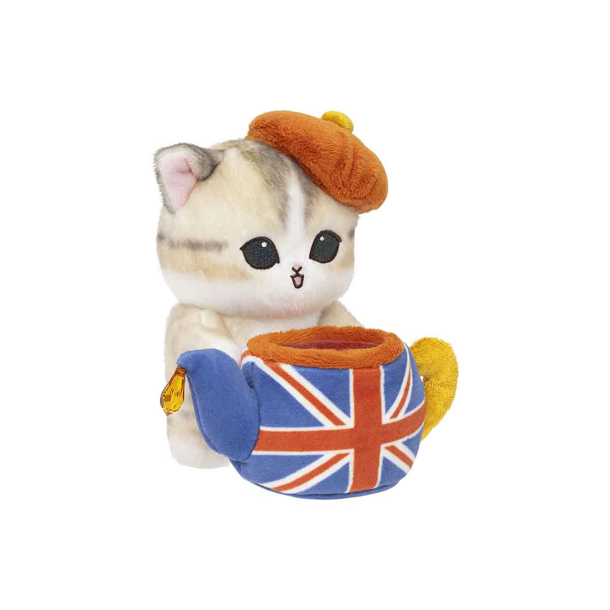 mofusand mofumofu旅行 螢幕掛件玩偶(茶壺貓)