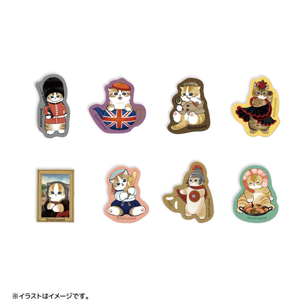 mofusand mofumofu journey Flake Stickers (Journey)