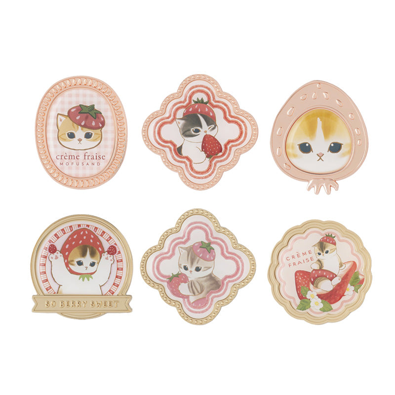 mofusand MERCI STRAWBERRY トレーディングミニメタルバッジ(全6種