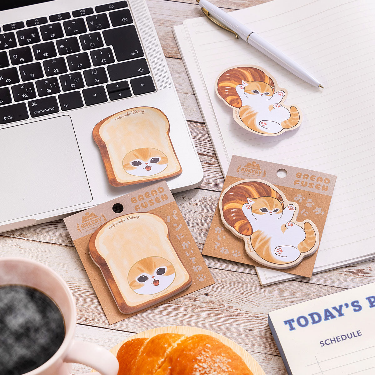 mofusand Mofumofu 烘焙坊 面包便利贴(可颂)