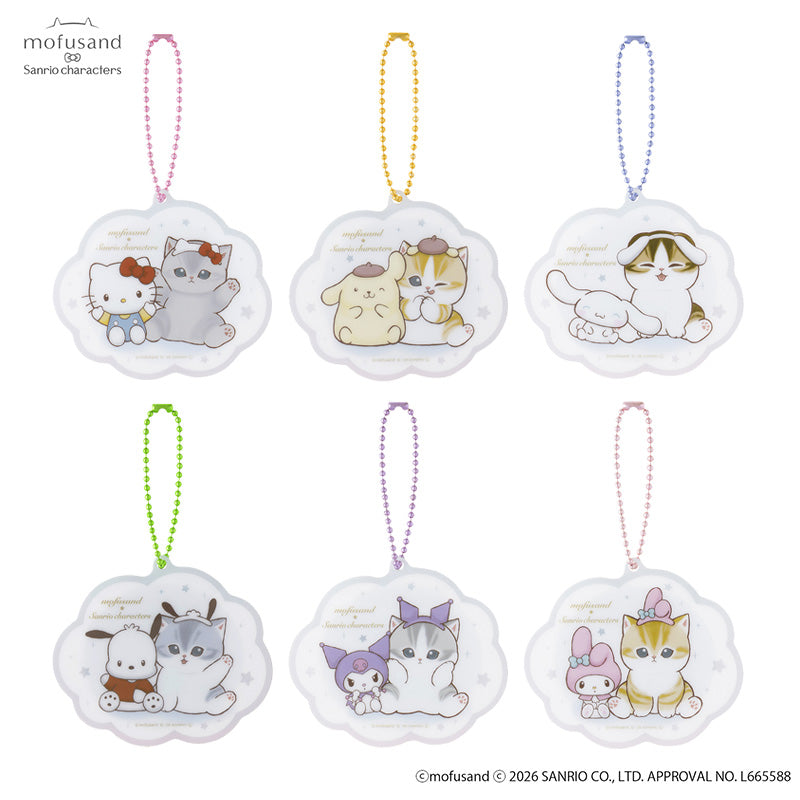 mofusand×サンリオキャラクターズ トレーディングアクリルミニミラー