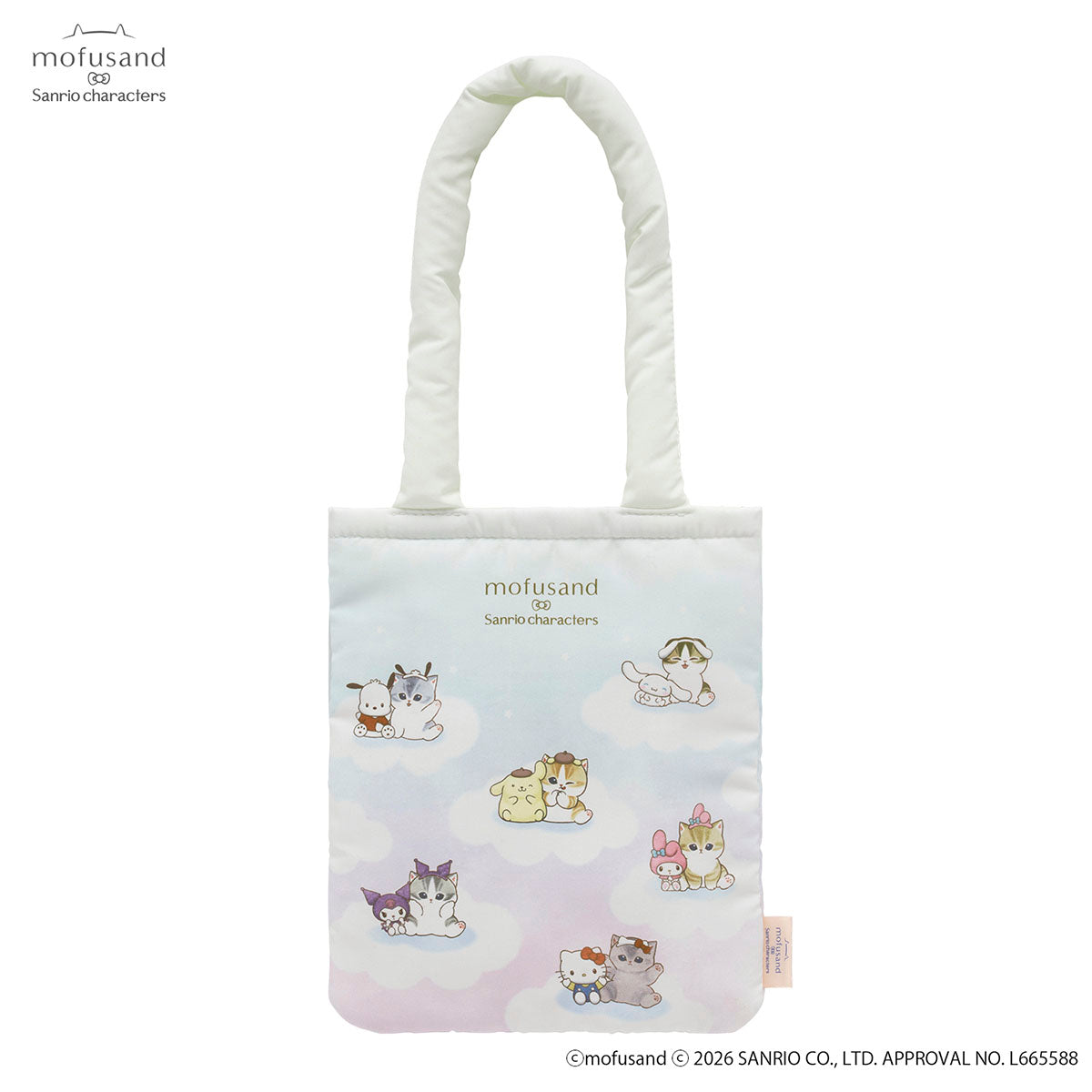 mofusand×サンリオキャラクターズ 日傘が入るサイズのサブトートバッグ