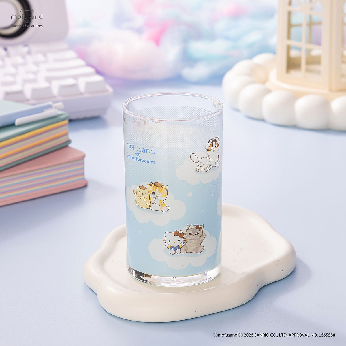 mofusand×三丽鸥 复古玻璃杯