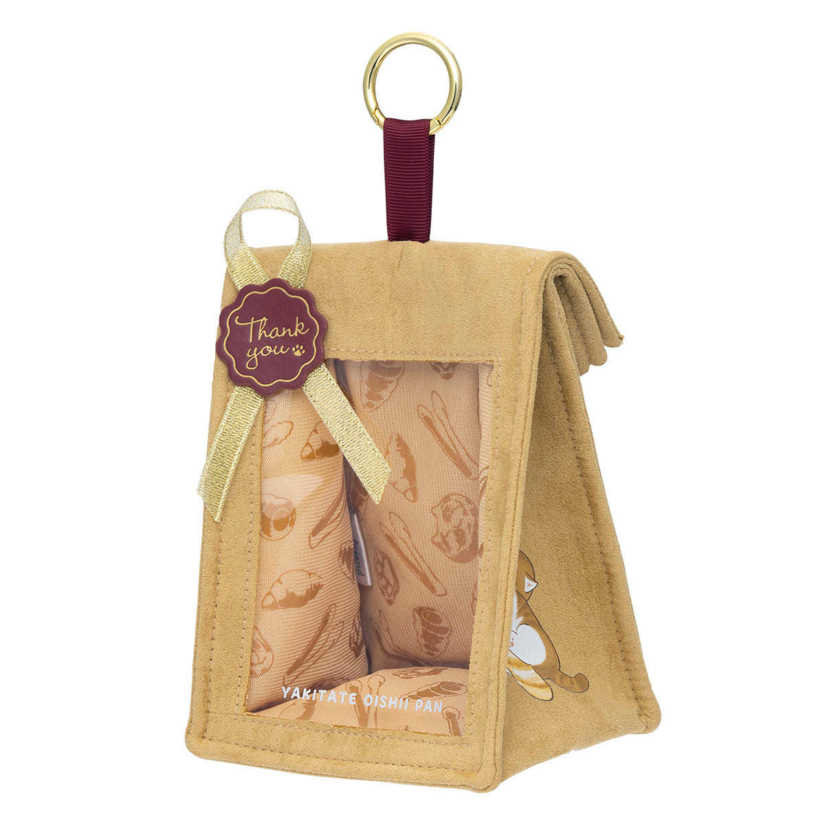 mofusand Mofumofu 烘焙坊 紙袋風透明窗收納包