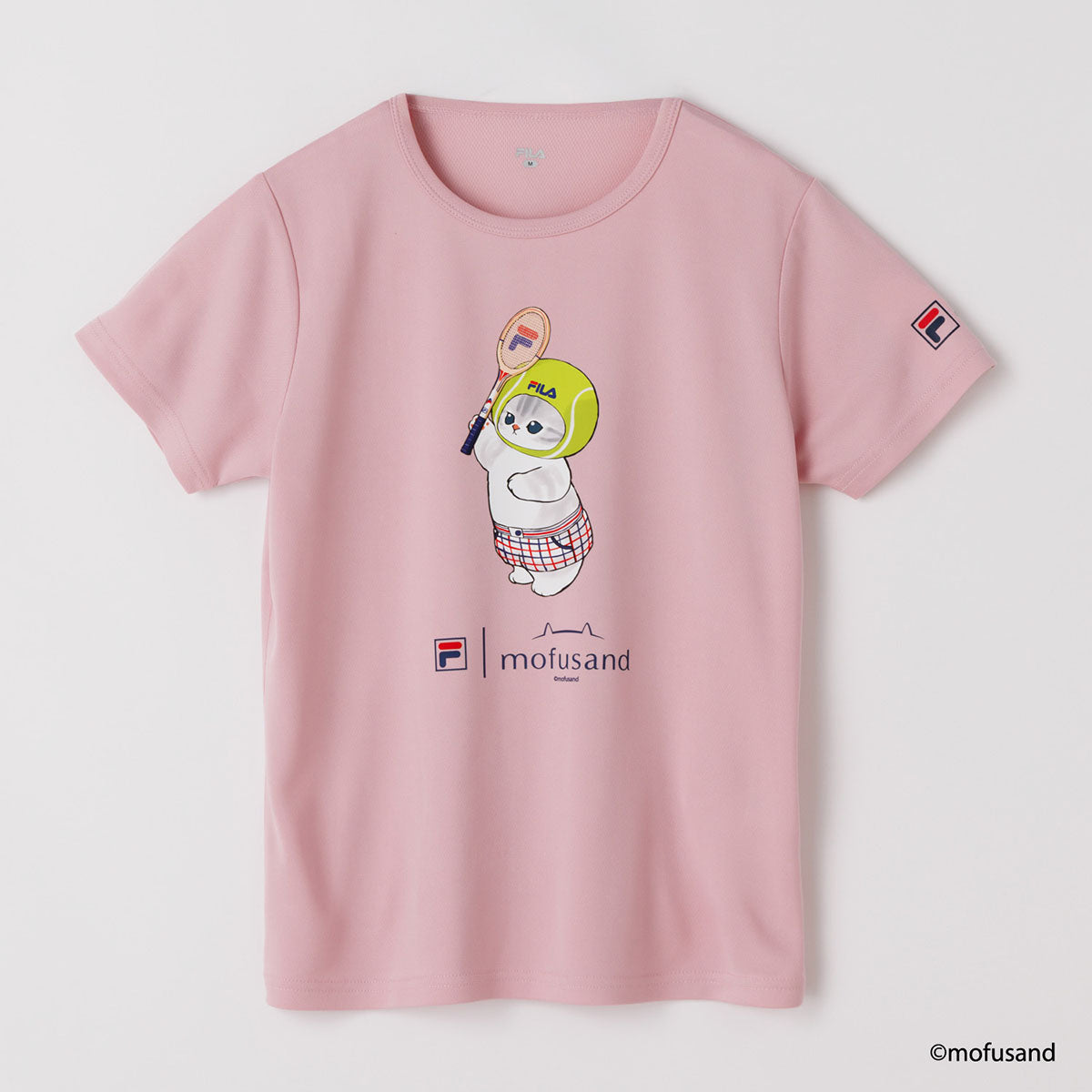 Sさま専用♡Tシャツ mofusand×FILA S／S T-shirts(PINK・Tennis ball) | mofusandもふもふ