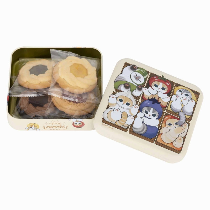 【50%OFF】mofusand もふもふマルシェ クッキー缶