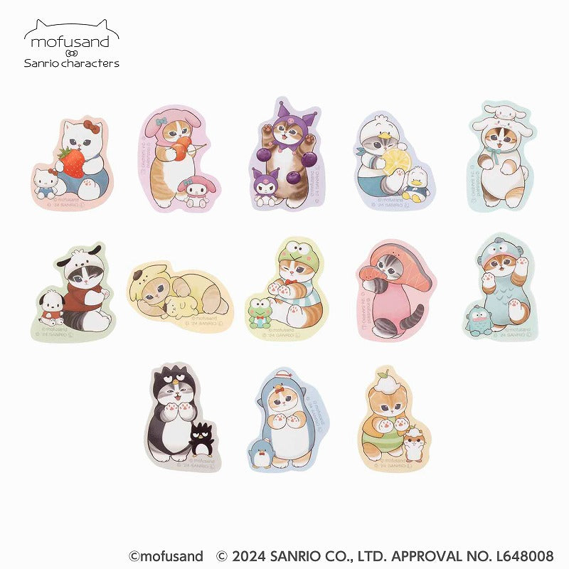 mofusand×サンリオキャラクターズ フレークシール