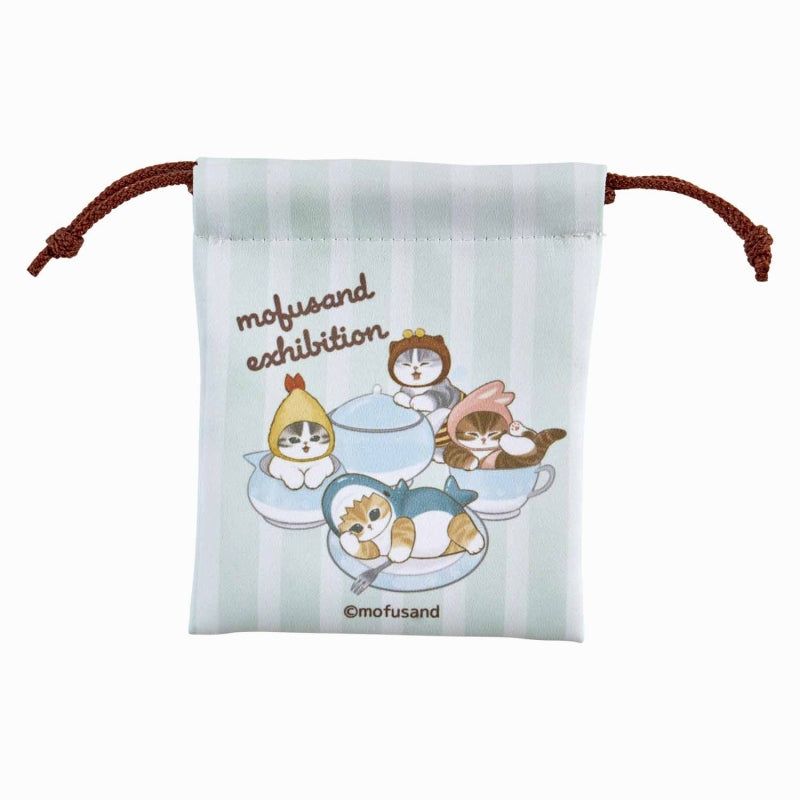 mofusandExhibition dirt can also be used as a microfiber of 2 pieces mini drawstring (chirashi pattern)