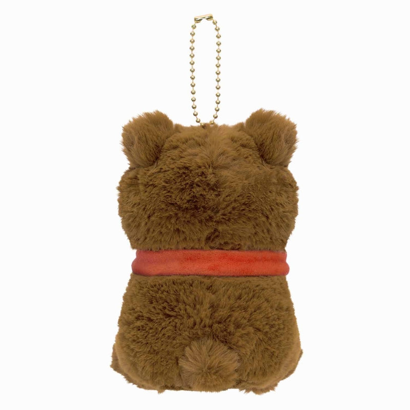 mofusand Exhibition Teddy Bear Meow Mascot Keychain (Brown)
