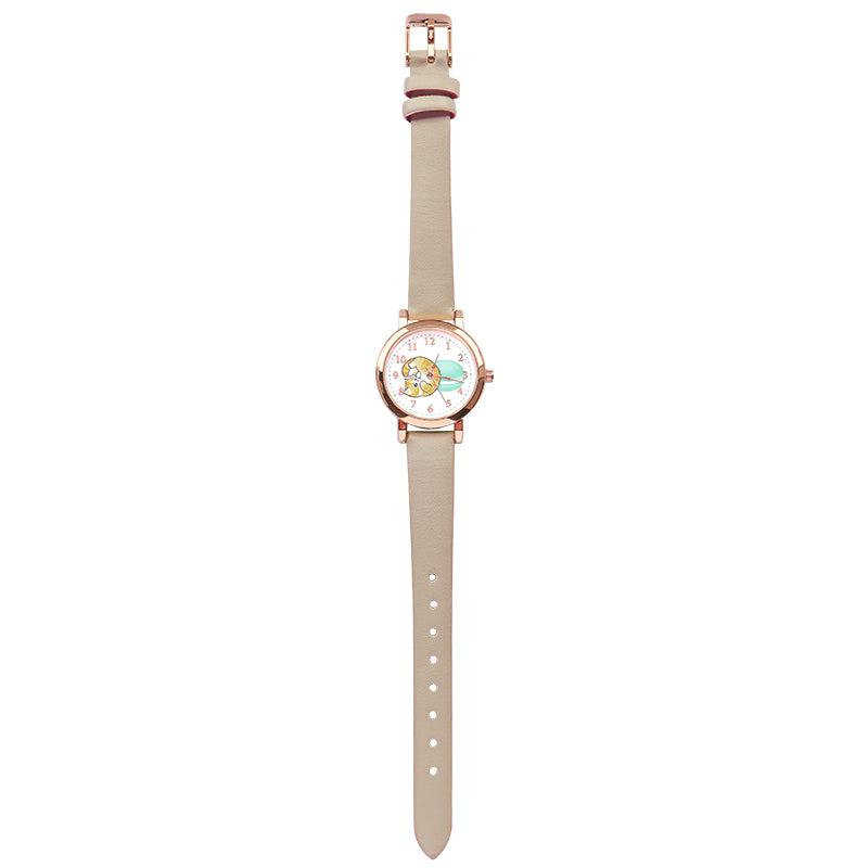 mofusand Komaru Macaron Watch (Beige)