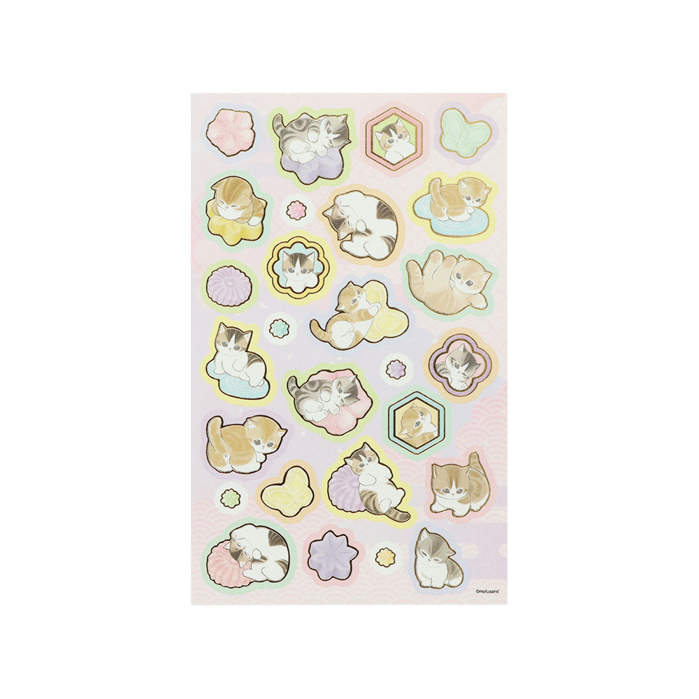 mofusand 和紙シール(和三盆)