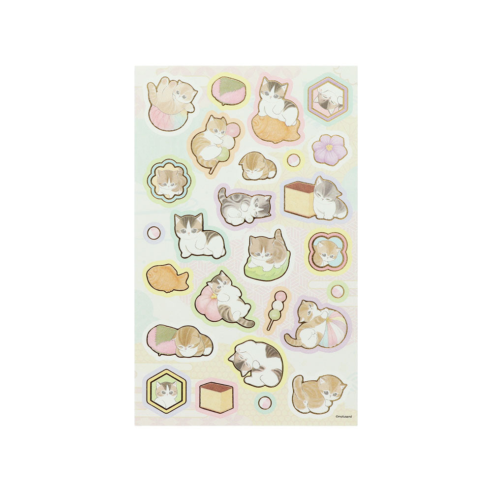 mofusand Washi Stickers (Wagashi)