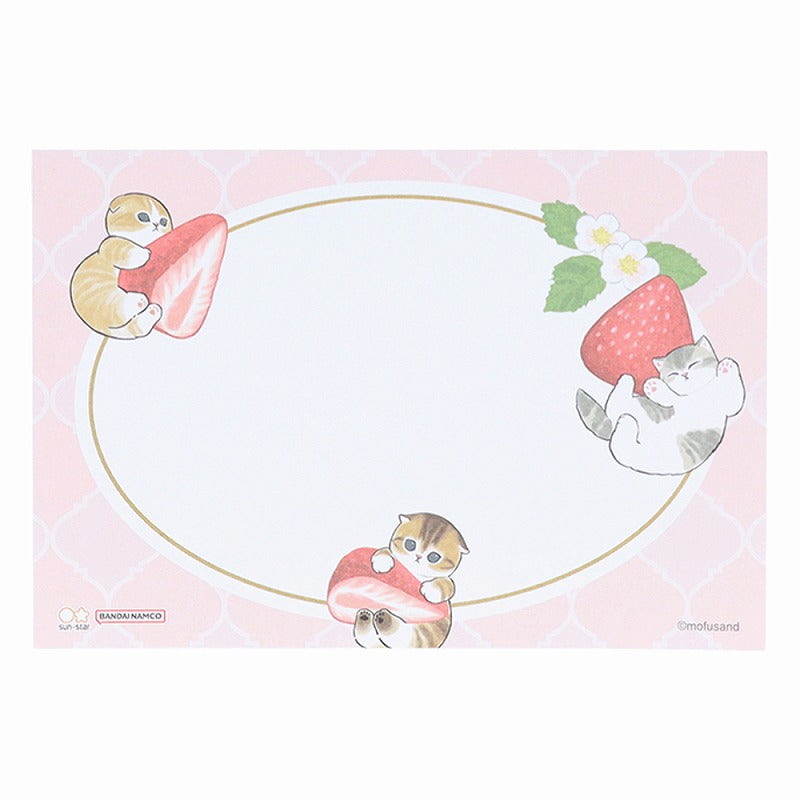 mofusand 캔 (딸기 차)이있는 지팡이