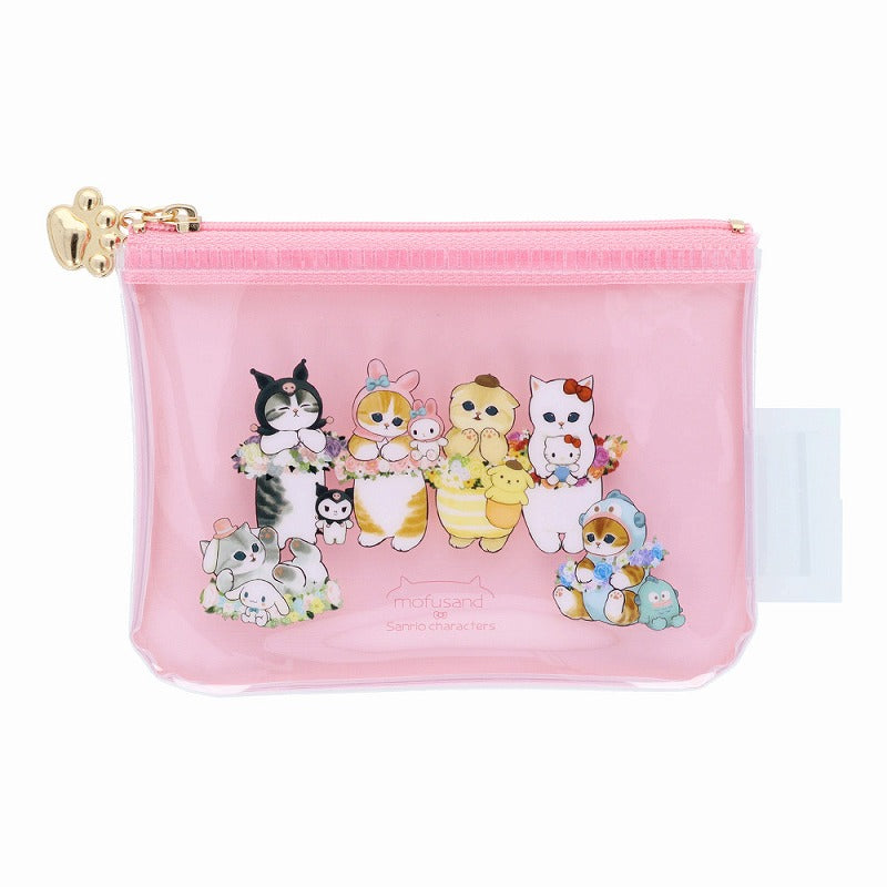 mofusand Sanrio Characters Mini Pouch Flower