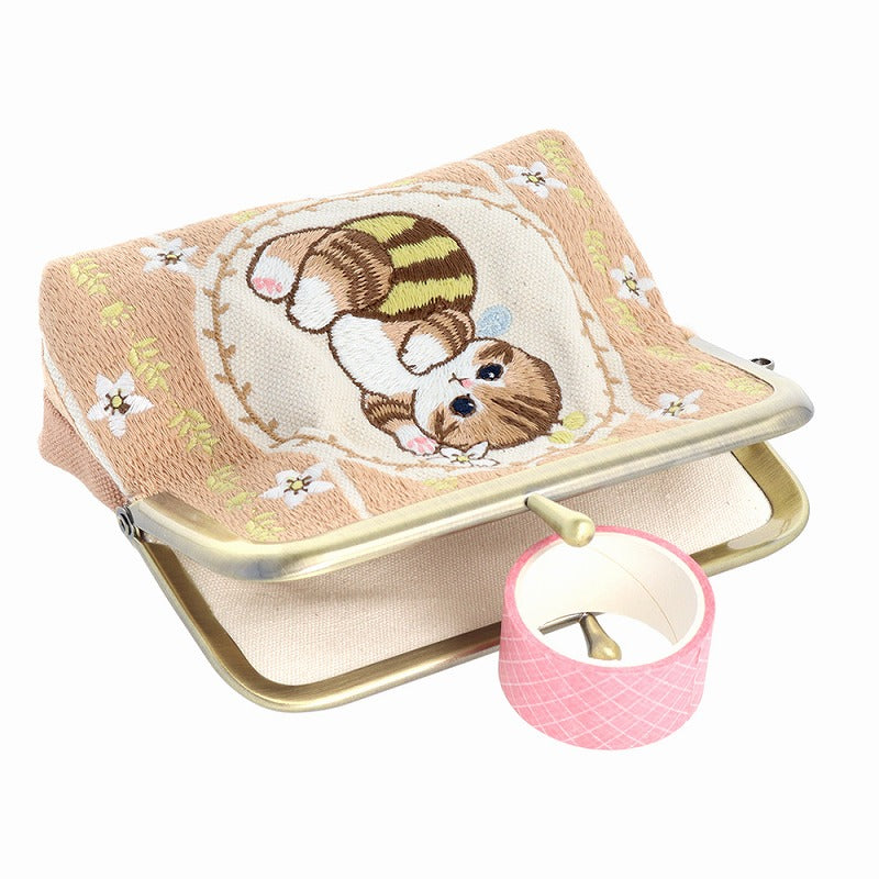 mofusand 塔塔米刺繡是一個小袋(蜜蜂nyan)