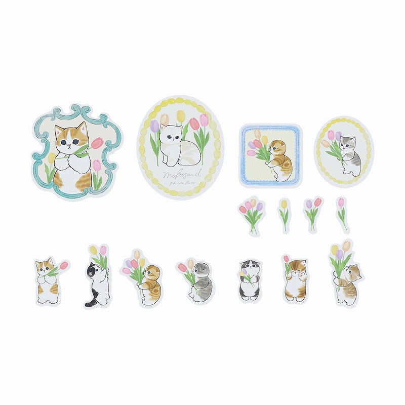 mofusand Paper bag with sticker a