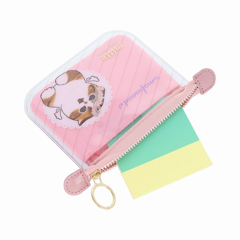 mofusand 透明小袋迷你扁平米特(Angel Nyan)
