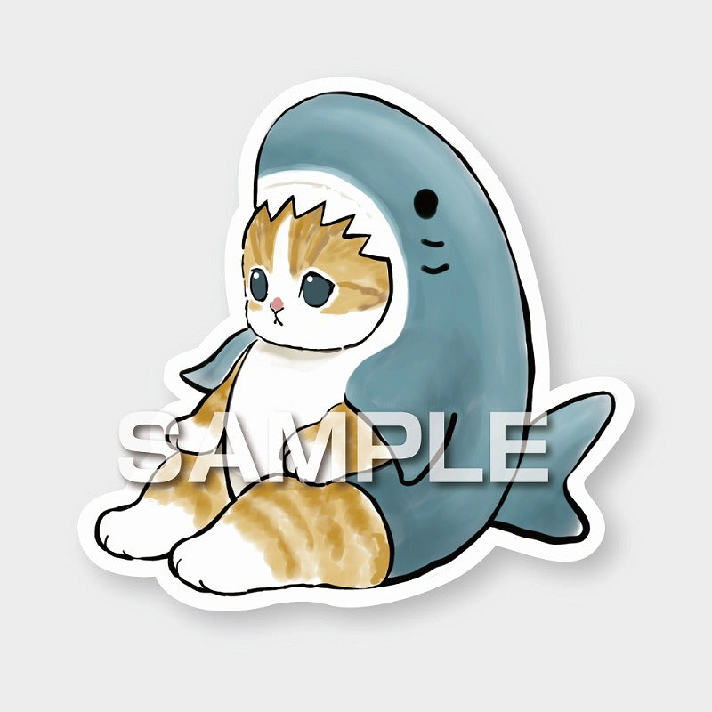mofusand Embroidery emblem seal (shark Nyan)